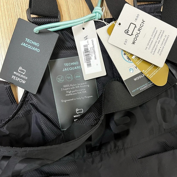 Woolrich NWT Shelter Waterproof Overall Ski Pants Made in Italy - Size S - Picture 10 of 15